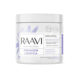Raavi Creme de Massagem Drenagem Linfática 500g Raavi Creme de Massagem Drenagem Linfática 500g