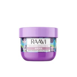 Raavi Creme Esfoliante Corporal e Facial Amora 200g