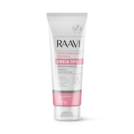 Raavi Creme Hidratante Corporal Ureia 10% Hidratação Intensa 200 g