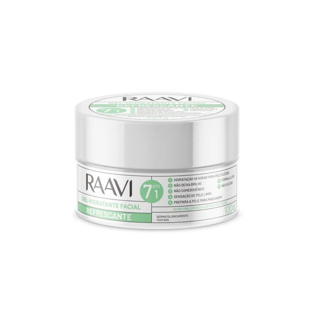 Raavi Gel Hidratante Facial Refrescante 100g