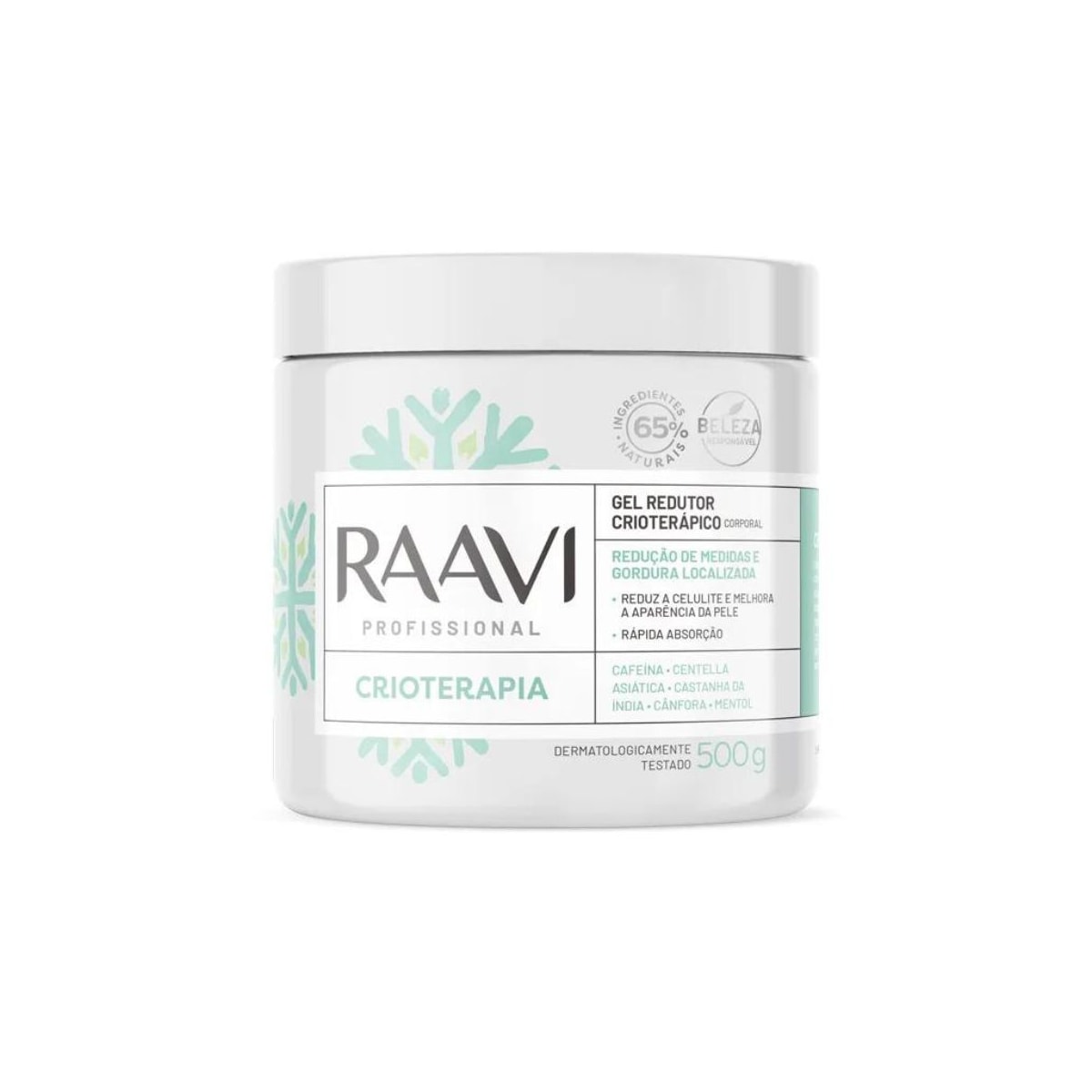 Raavi Gel Redutor Crioterapia 500g Raavi Gel Redutor Crioterapia 500g