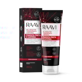 Raavi Gel Redutor Termogênico Pimenta Preta e Cafeína 200g Raavi Gel Redutor Termogênico Pimenta Preta e Cafeína 200g