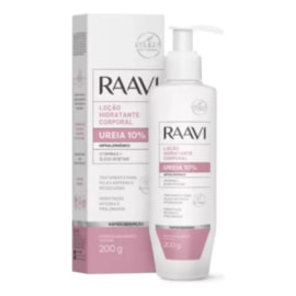 Raavi Loção Hidratante Ureia 10% Hipoalergênico 200 g
