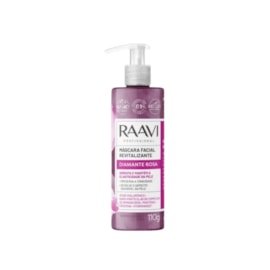 Raavi Máscara Facial Diamante Rosa Renovação 110g