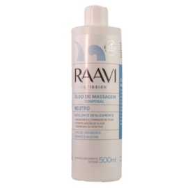 Raavi Oleo de Massagem Corporal Neutro 500 ml