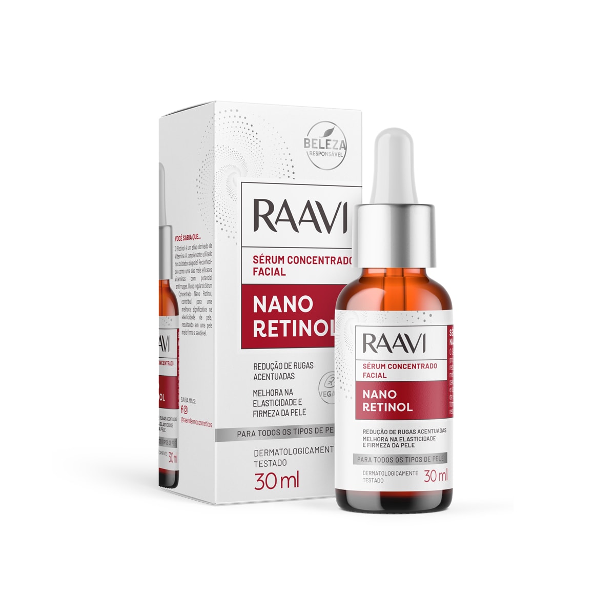 Raavi Sérum Concentrado Facial Nano Retinol 30 ml Raavi Sérum Concentrado Facial Nano Retinol 30 ml