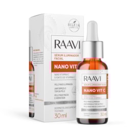 Raavi Sérum Iluminador Facial Nano Vit C 30ml Raavi Sérum Iluminador Facial Nano Vit C 30ml