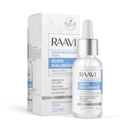 Raavi Sérum Preenchedor Facial Ácido Hialurônico 30ml Raavi Sérum Preenchedor Facial Ácido Hialurônico 30ml
