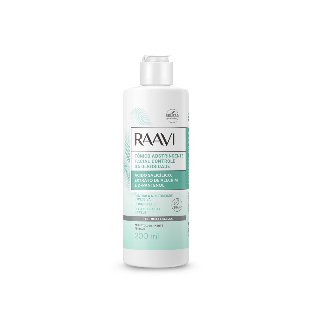 Raavi Tônico Adstringente Facial Controle da Oleosidade 200 ml