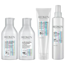 Redken Acidic Bonding Concentrate Duo Pequeno + pH Sealer 250ml + Concentrate Leave-in 150ml