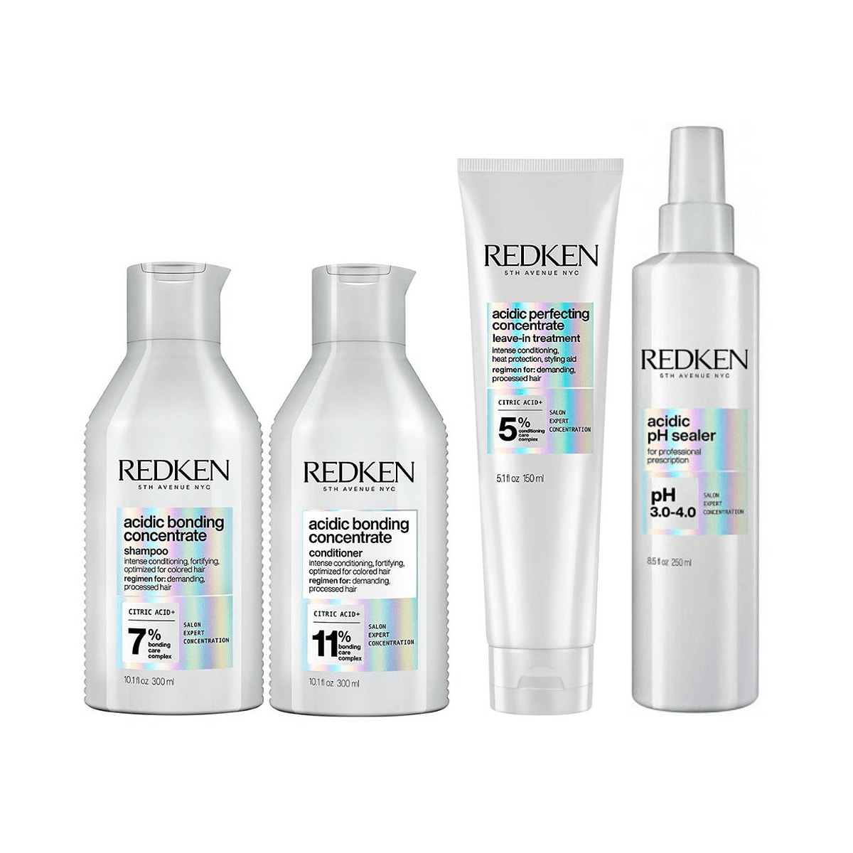 Redken Acidic Bonding Concentrate Duo Pequeno + pH Sealer 250ml + Concentrate Leave-in 150ml Redken Acidic Bonding Concentrate Duo Pequeno + pH Sealer 250ml + Concentrate Leave-in 150ml