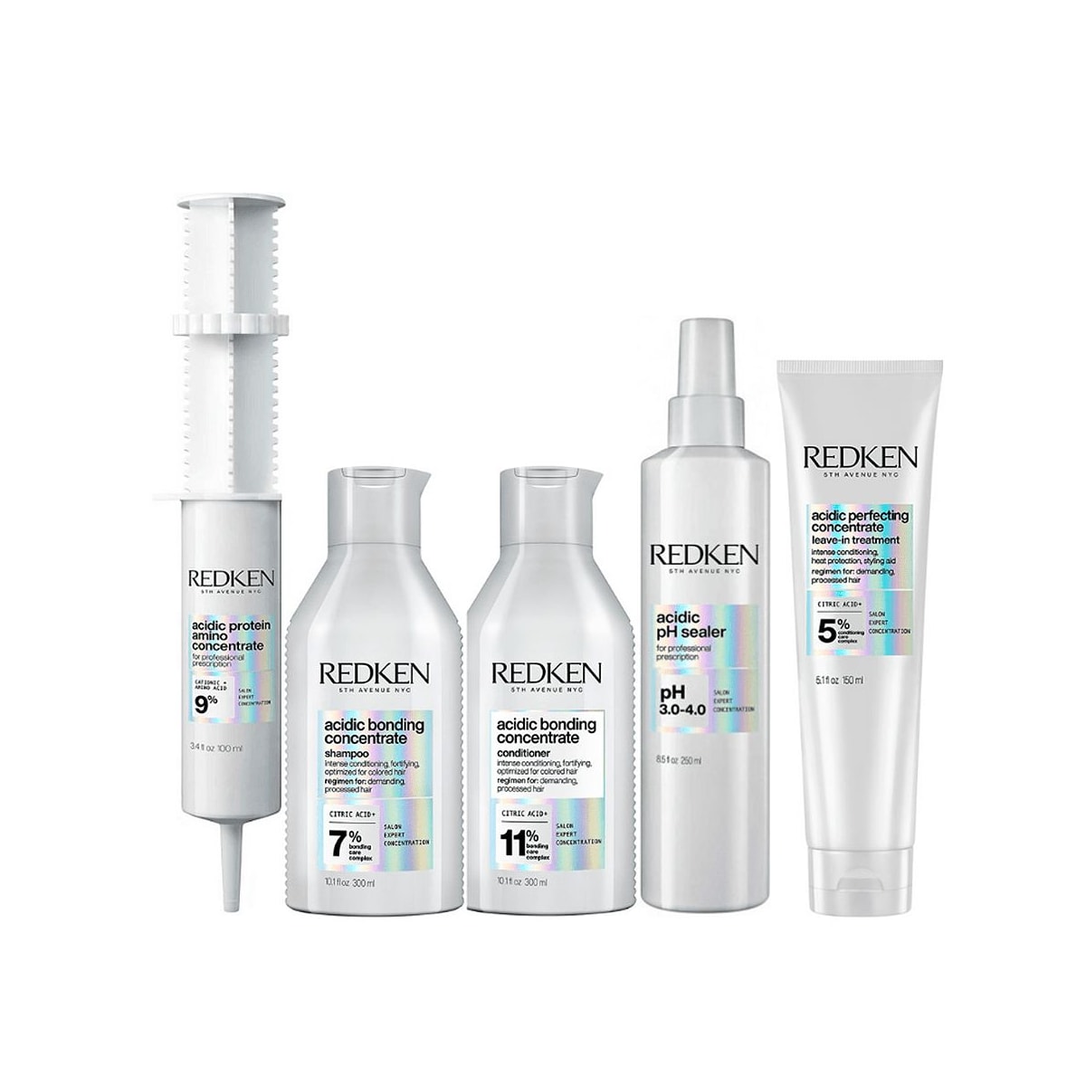 Redken Acidic Bonding Concentrate Duo Pequeno + pH Sealer 250ml + Concentrate Leave-in 150ml + Protein Amino 100ml Redken Acidic Bonding Concentrate Duo Pequeno + pH Sealer 250ml + Concentrate Leave-in 150ml + Protein Amino 100ml