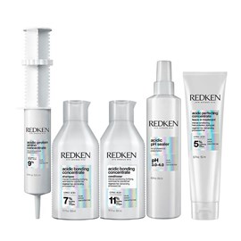 Redken Acidic Bonding Concentrate Duo Pequeno + pH Sealer 250ml + Concentrate Leave-in 150ml + Protein Amino 100ml