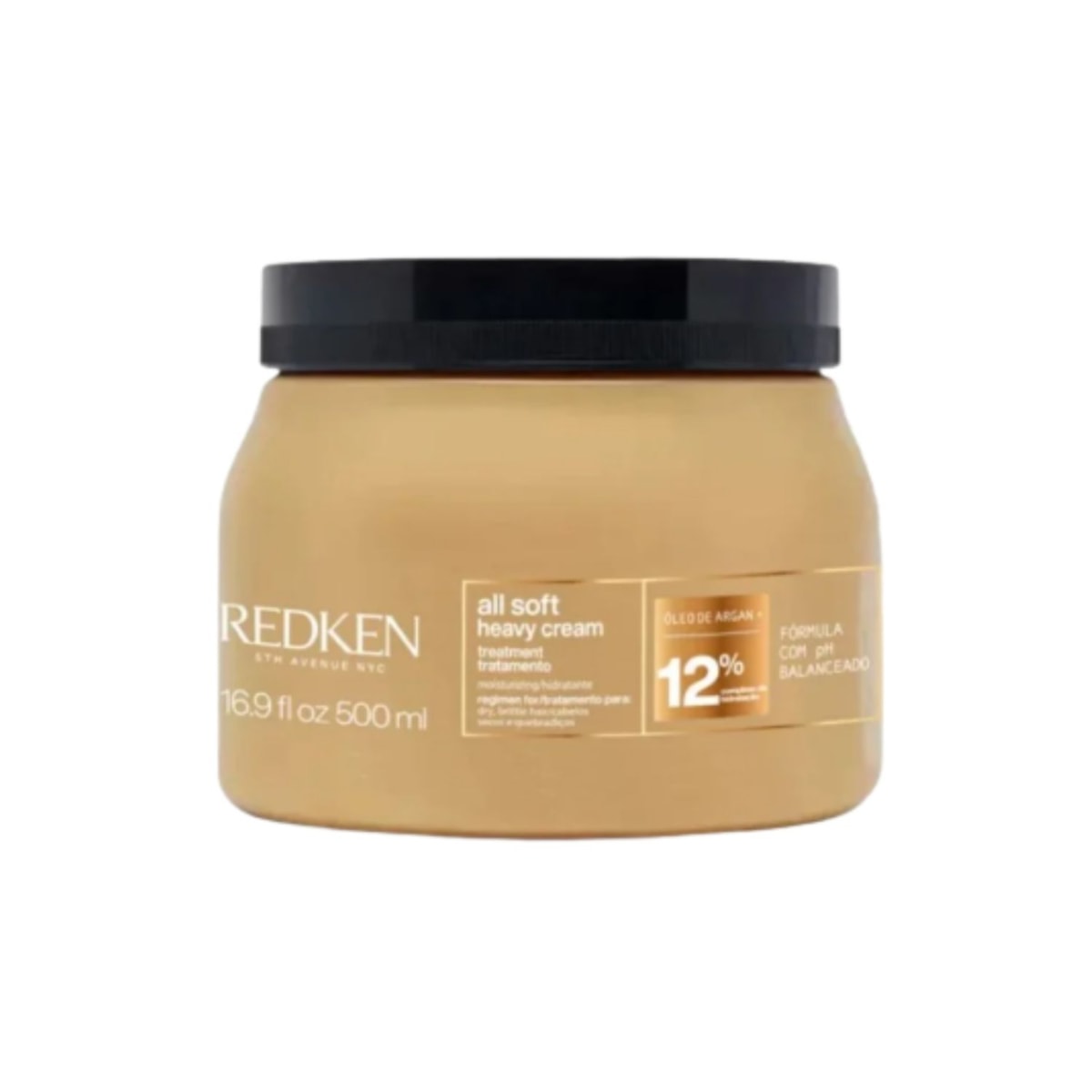 Redken All Soft Heavy Cream - Máscara de Hidratação 500ml Redken All Soft Heavy Cream - Máscara de Hidratação 500ml