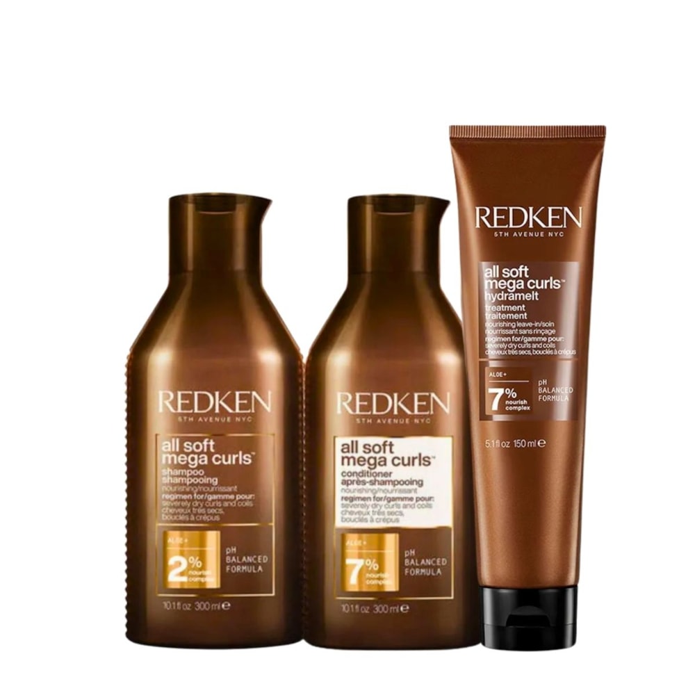 Redken All Soft Mega Curls Kit Home Care (3 Produtos)