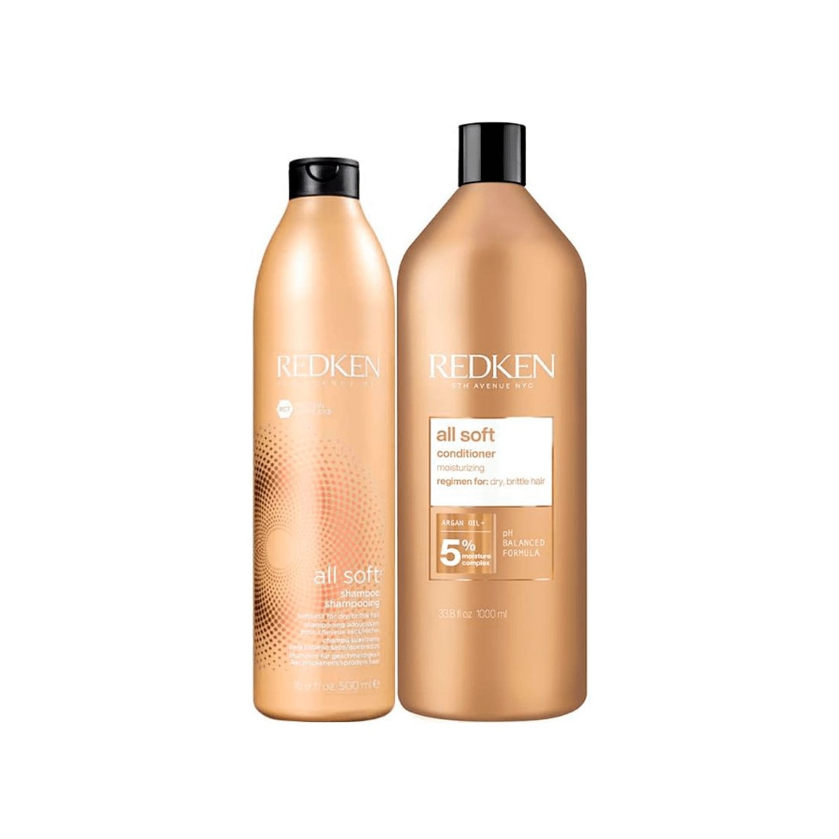 Redken All Soft Shampoo 500ml + Condicionador 1000ml Redken All Soft Shampoo 500ml + Condicionador 1000ml
