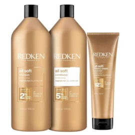 Redken All Soft Shampoo + Condicionador 1L + Máscara 250ml