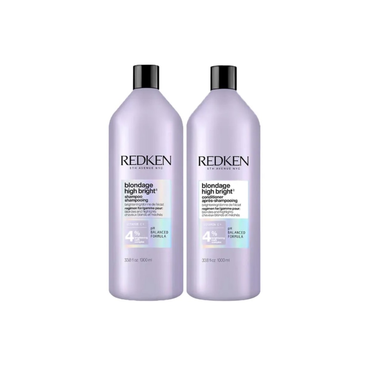 Redken Blondage High Bright Shampoo 1L + Condicionador 1L Redken Blondage High Bright Shampoo 1L + Condicionador 1L