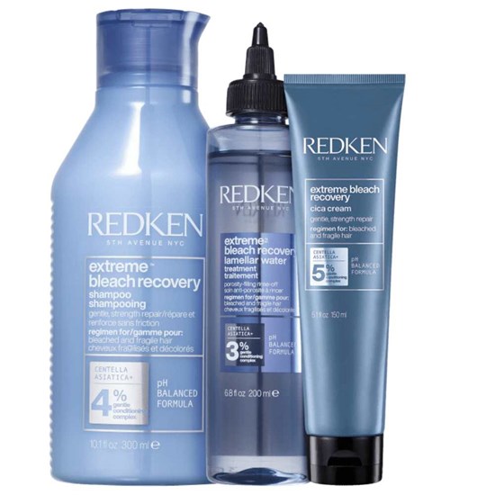 Redken Extreme Bleach Recovery Shampoo 300ml + Fluido 200ml + Leave-in 150ml