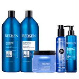 Redken Extreme Kit Duo Grande + Reconstrutor Kit Duo Pequeno+ Reconstrutor Primer 150ml + Máscara 500ml + Leave in 200m