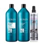 Redken Extreme Length Salon Shampoo + Condicionador 1L + Redken One United 25 Benefits Leave-in 400m