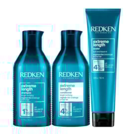 Redken Extreme Length Shampoo + Condicionador 300ml + Sealer 150ml Redken Extreme Length Shampoo + Condicionador 300ml + Sealer 150ml