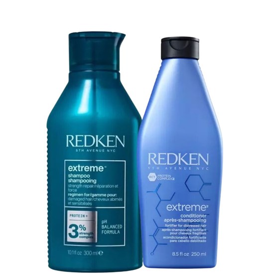 Redken Extreme Shampoo 300ml + Condicionador 300ml