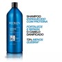 Redken Extreme Shampoo + Condicionador 1L + Extreme Play Safe Leave-in 200ml
