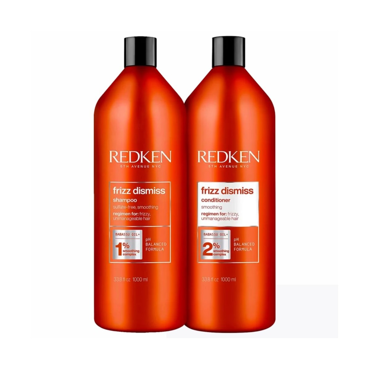 Redken Frizz Dismiss Shampoo 1000ml + Condicionador 1000ml Redken Frizz Dismiss Shampoo 1000ml + Condicionador 1000ml