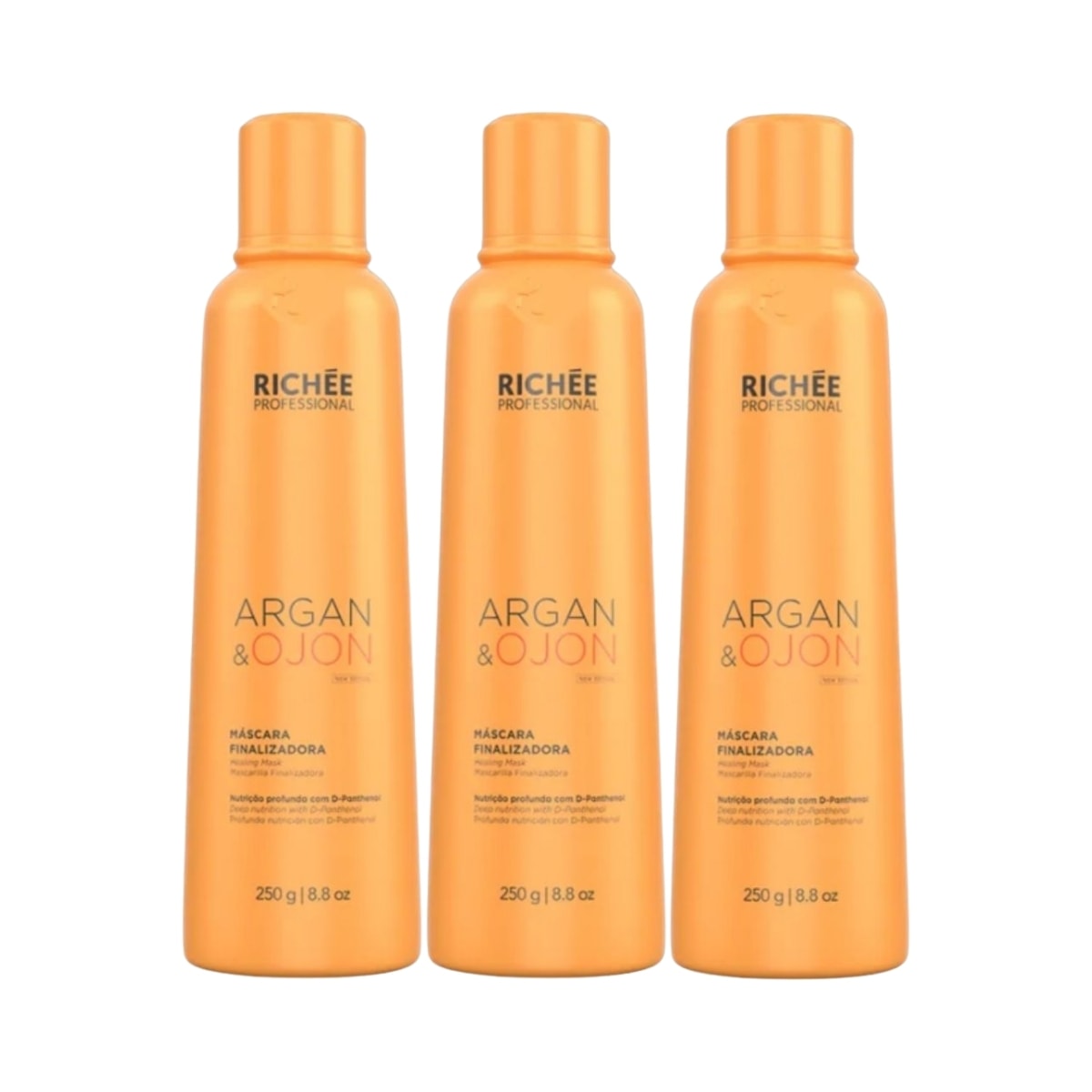 Richée Argan e Ojon Kit 3 Finalizadora Máscara 250ml Richée Argan e Ojon Kit 3 Finalizadora Máscara 250ml
