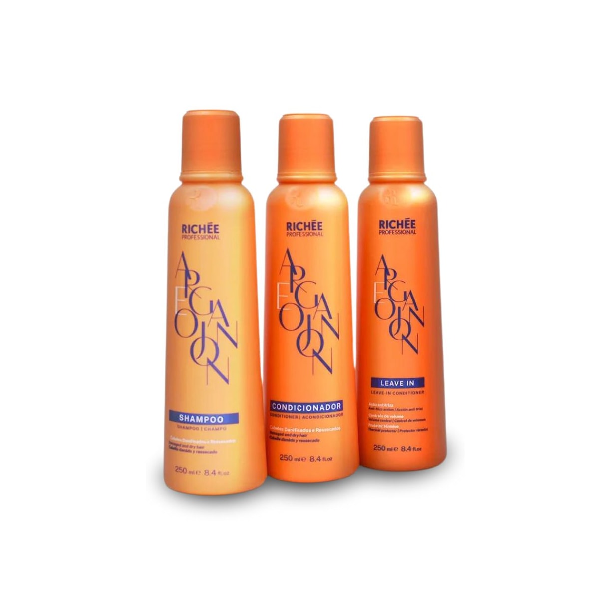Richée Argan e Ojon Shampoo 250ml + Condicionador 250ml + Leave-in 250ml Richée Argan e Ojon Shampoo 250ml + Condicionador 250ml + Leave-in 250ml
