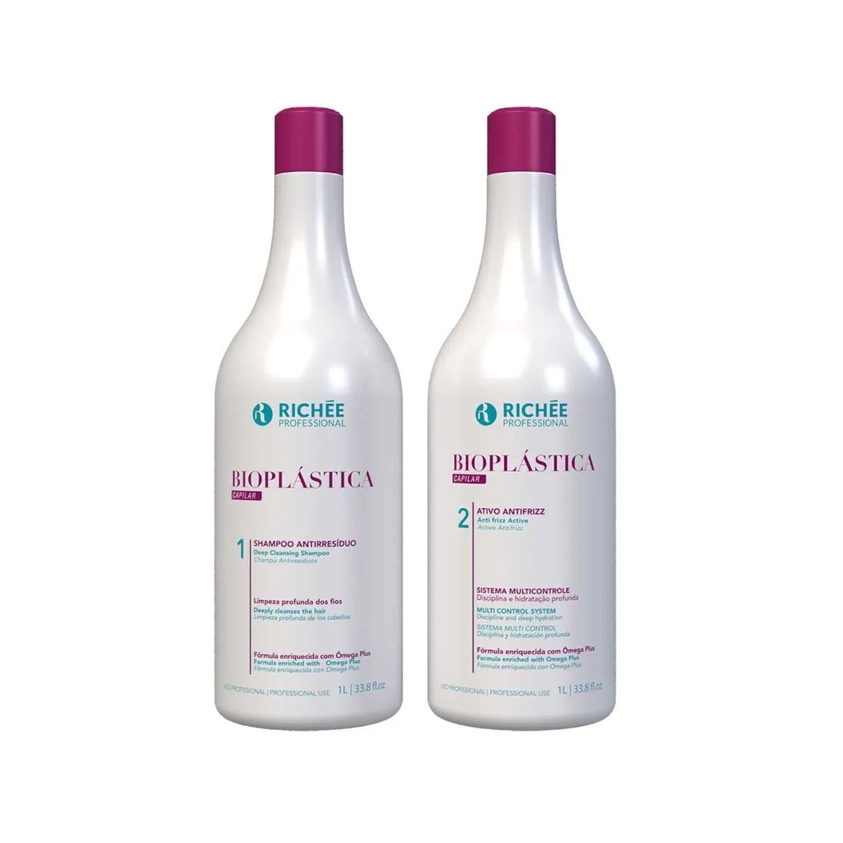 Richée Bioplástica Capilar Escova Progressiva (2 x 1 Litro) Richée Bioplástica Capilar Escova Progressiva (2 x 1 Litro)
