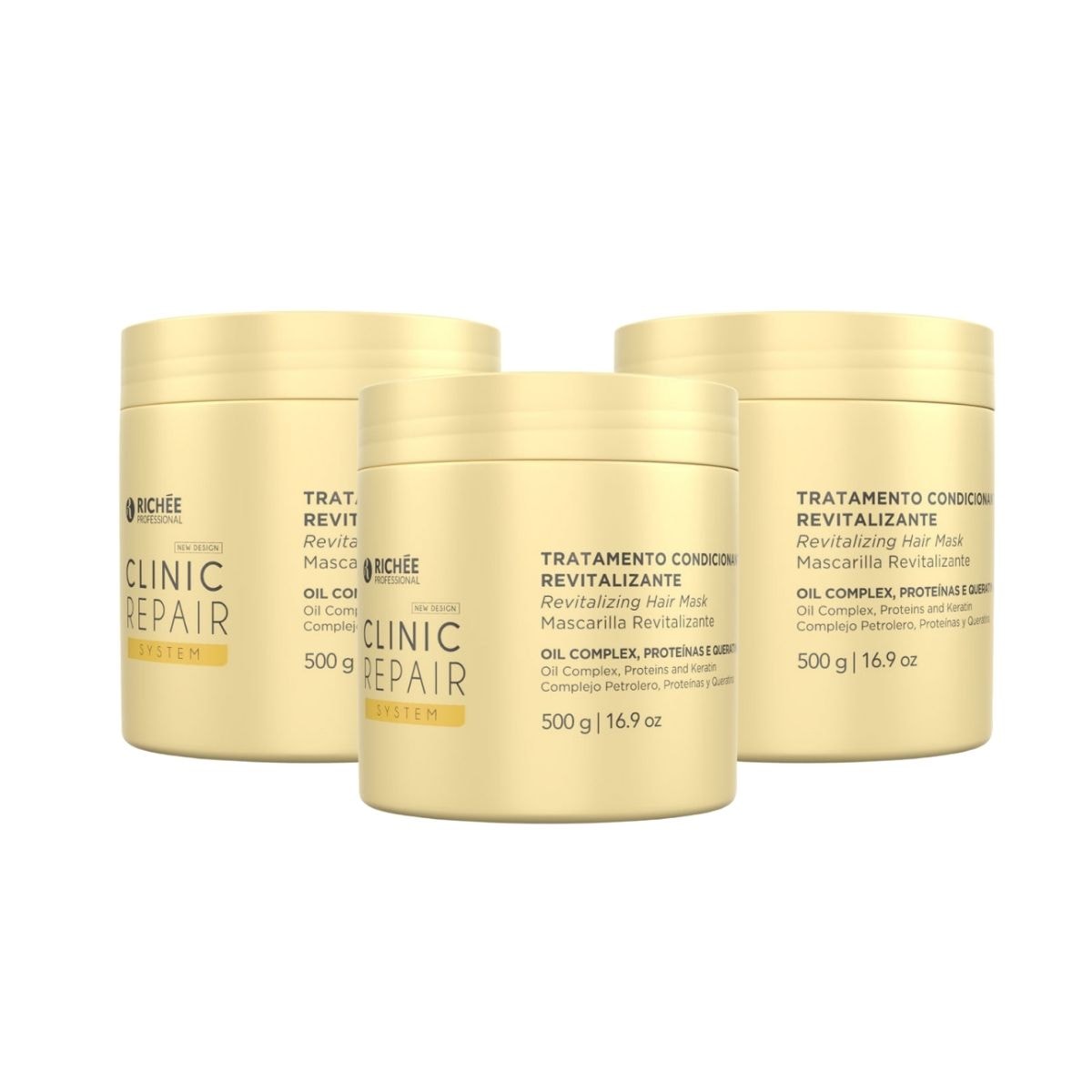 Richée Clinic Repair System Kit 3 Máscara 500g Richée Clinic Repair System Kit 3 Máscara 500g
