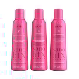 Richée Nano Btx Repair Shampoo + Condicionador + Máscara (3x250ml) Richée Nano Btx Repair Shampoo + Condicionador + Máscara (3x250ml)