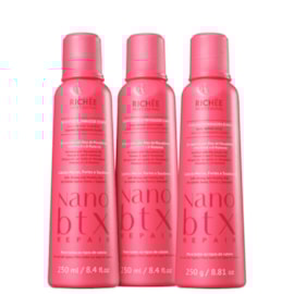 Richée Nano Btx Repair Shampoo + Condicionador + Máscara (3x250ml)