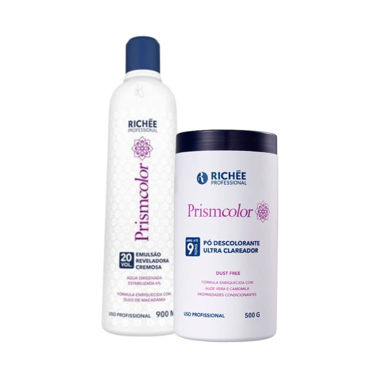 Richée Prismcolor Pó Descolorante 500g + OX 20 Volumes Richée Prismcolor Pó Descolorante 500g + OX 20 Volumes