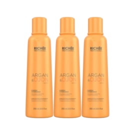 Richée Professional Argan e Ojon Kit 3 Shampoo 250ml