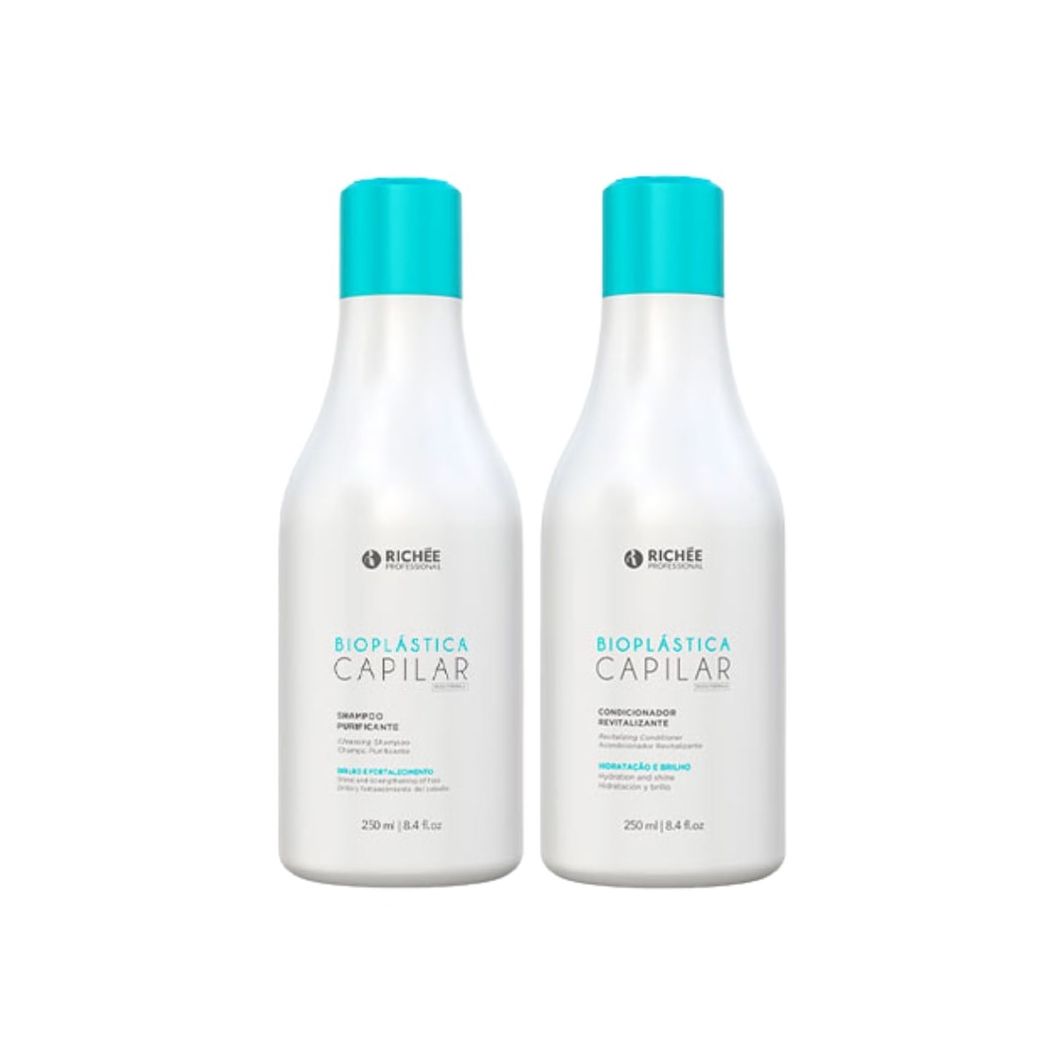 Richée Professional Bioplástica Shampoo + Condicionador (2x250ml) Richée Professional Bioplástica Shampoo + Condicionador (2x250ml)