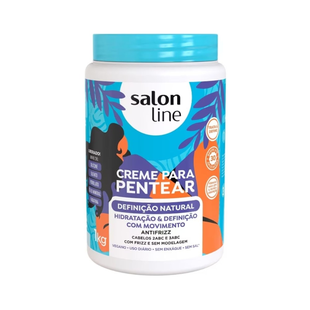 Salon Line Definição Natural Creme Para Pentear 1kg