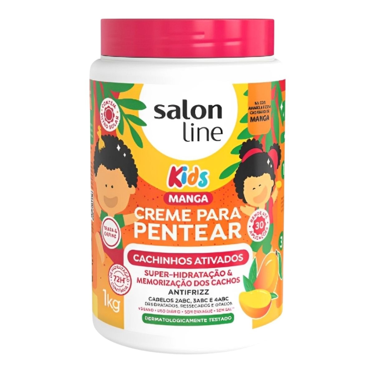 Salon Line Kids Manga Cachinhos Ativados Creme 1000ml Salon Line Kids Manga Cachinhos Ativados Creme 1000ml