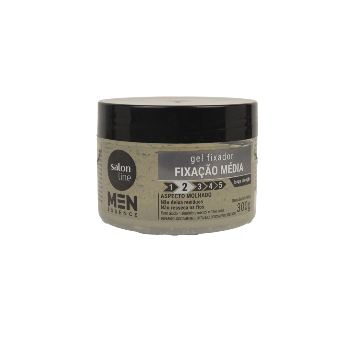 Salon Line Men Essence Fixação Média Gel Fixador 300ml Salon Line Men Essence Fixação Média Gel Fixador 300ml