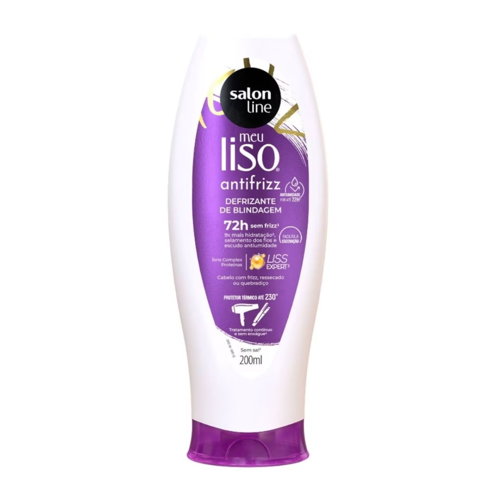 Salon Line Meu Liso Antifrizz Protetor Térmico 200ml