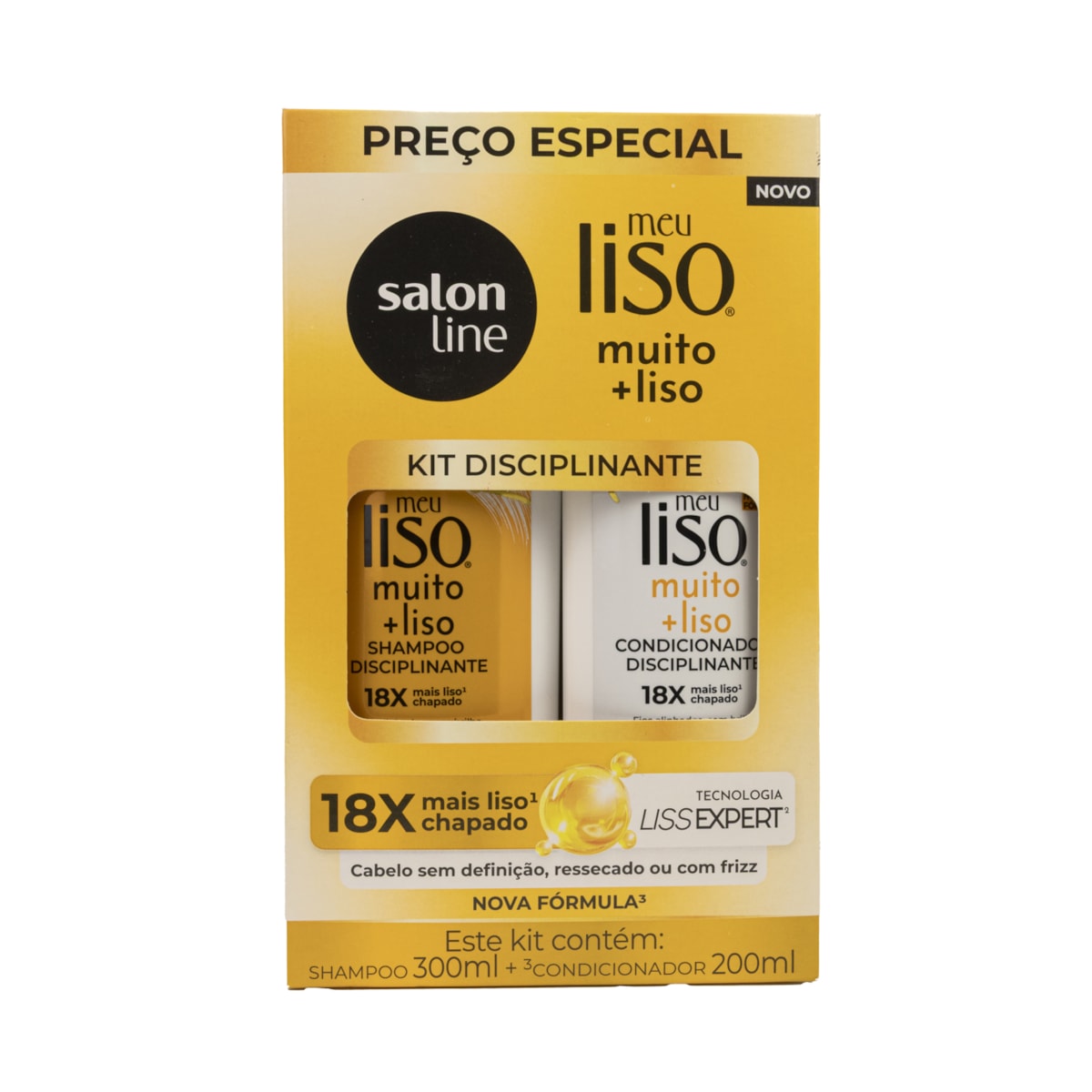 Salon Line Meu Liso Disciplinante Shampoo e Condicionador Salon Line Meu Liso Disciplinante Shampoo e Condicionador