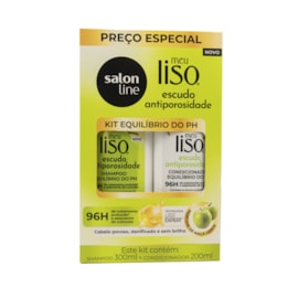 Salon Line Meu Liso Equilíbrio Kit Shampoo e Condicionador Salon Line Meu Liso Equilíbrio Kit Shampoo e Condicionador