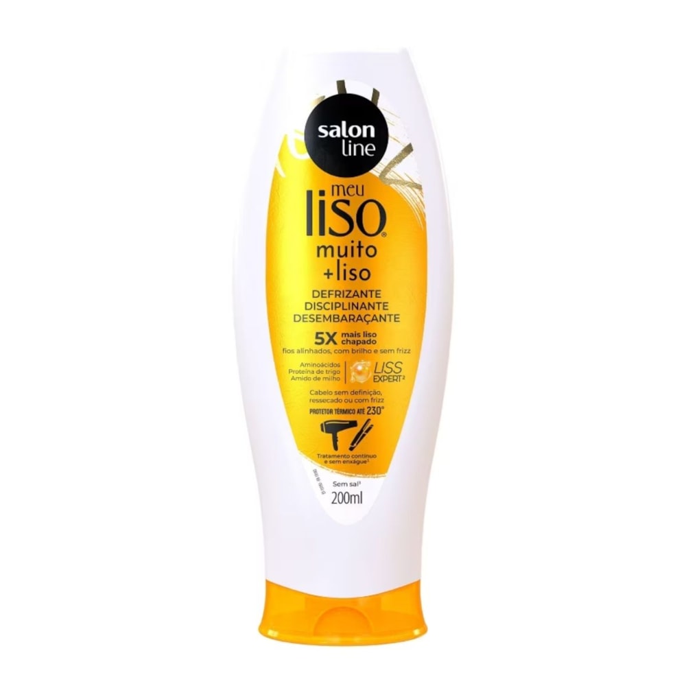 Salon Line Meu Liso Muito +Liso Protetor Térmico 200ml