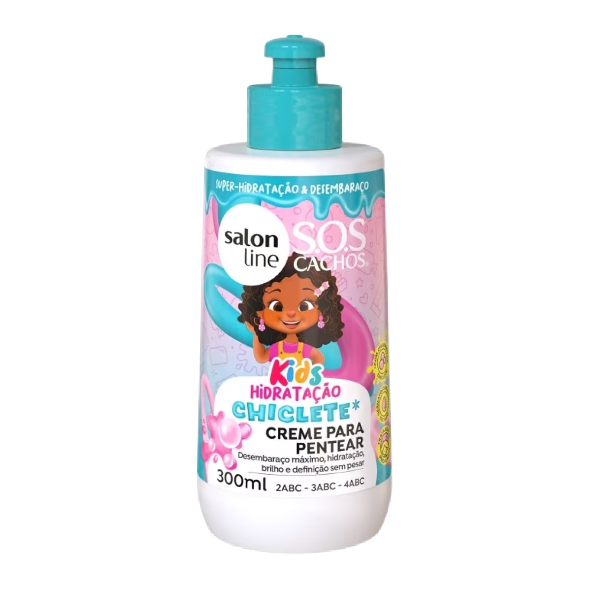 Salon Line S.O.S Cachos Kids Chiclete Creme 300ml Salon Line S.O.S Cachos Kids Chiclete Creme 300ml