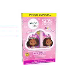 Salon Line S.O.S Cachos kids Hidratação Shampoo e Condicionador