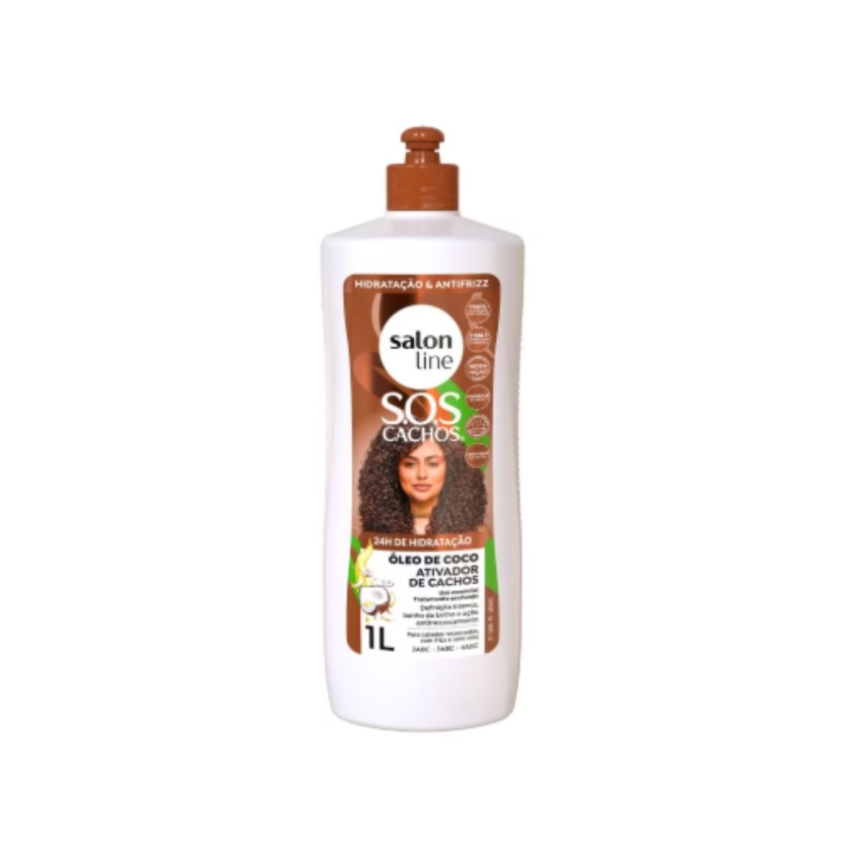 Salon Line S.O.S Cachos Óleo de Coco Ativador de Cachos 1L Salon Line S.O.S Cachos Óleo de Coco Ativador de Cachos 1L