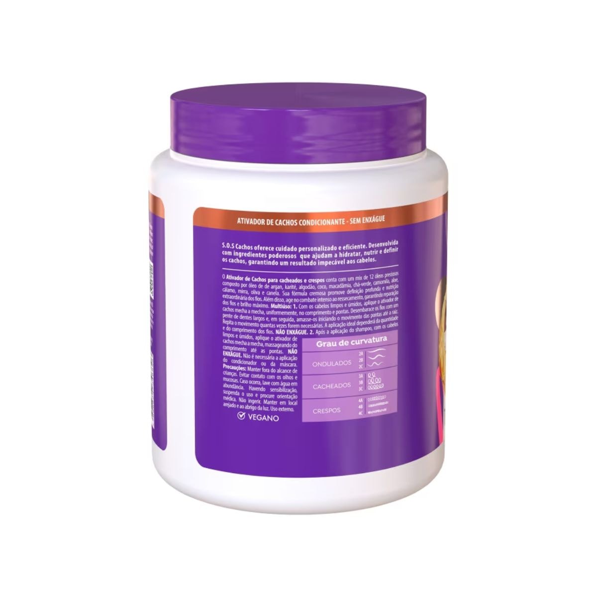 Salon Line S.O.S Cachos Super Óleos Kit 2 Ativador 1L