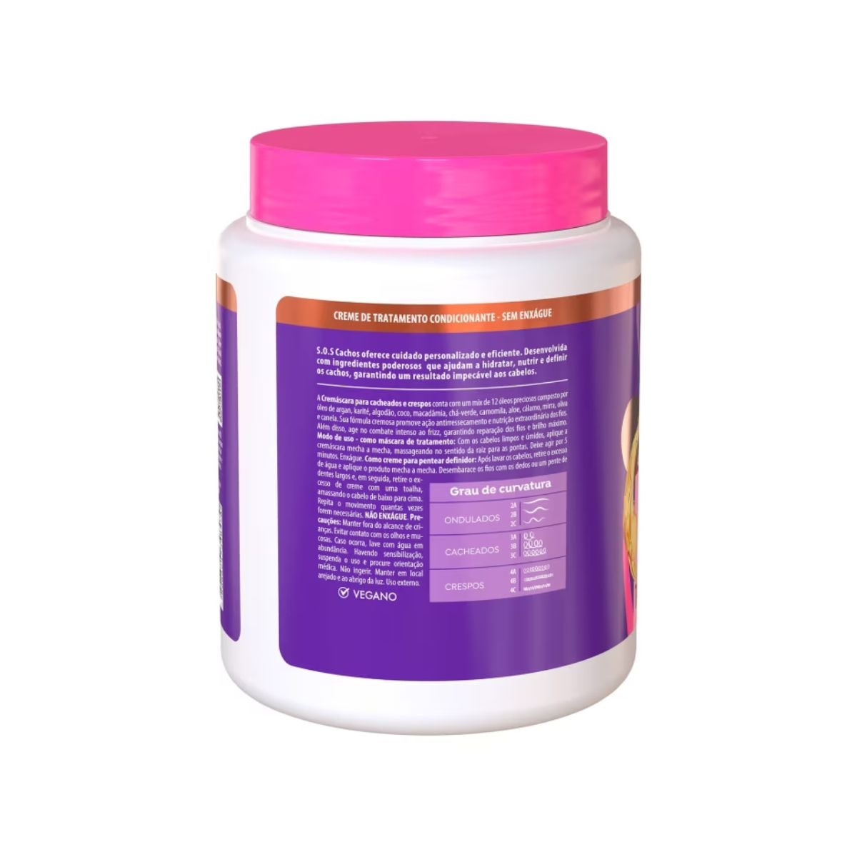 Salon Line S.O.S Cachos Super Óleos Kit 2 Cremáscara 1kg